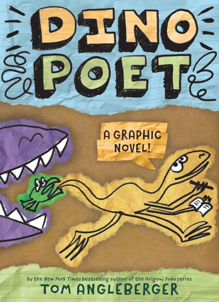 Dino Poet by Tom Angleberger Book Cover