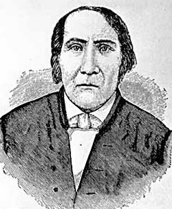 Potrait of Reverand Joseph Badger.