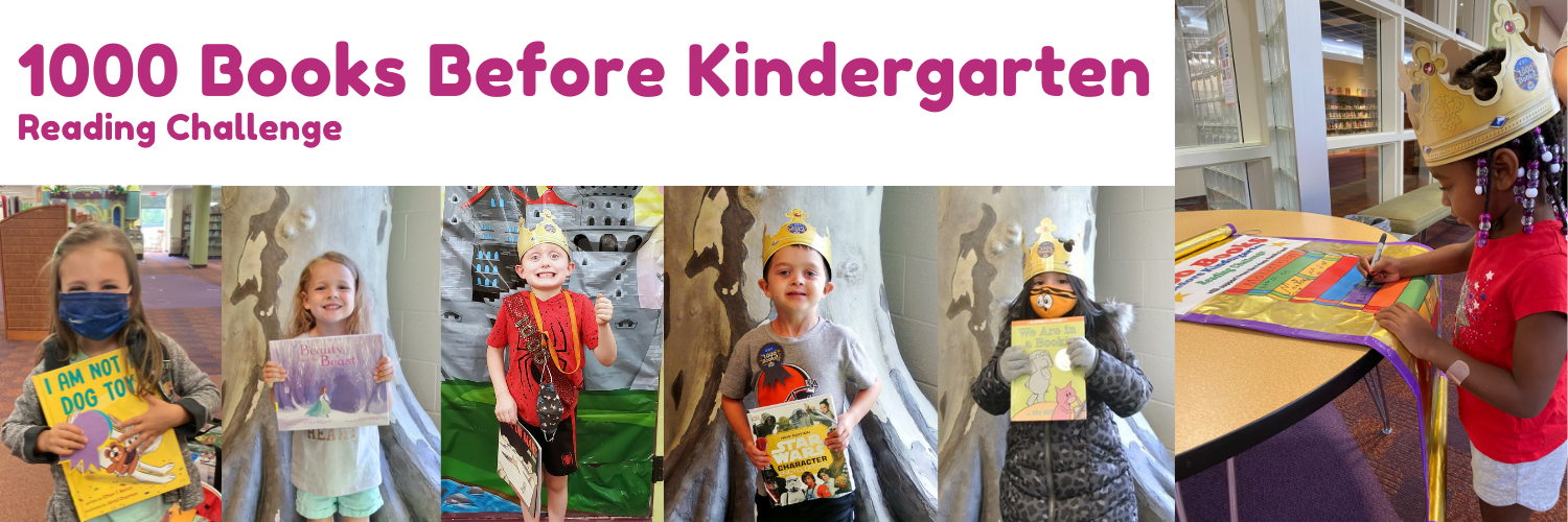 Kids can win prizes and read their way to Kindergarten with our 1000 Books Before Kindergarten Challenge