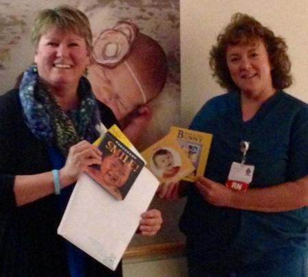 Books for Babies packets being delivered to Wood County Hospital.