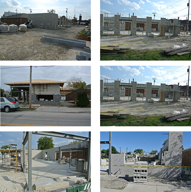 exterior, building expansion project