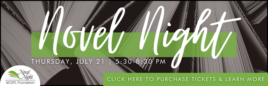 Books with the title Novel Night. Click to learn more and to purchase tickets.