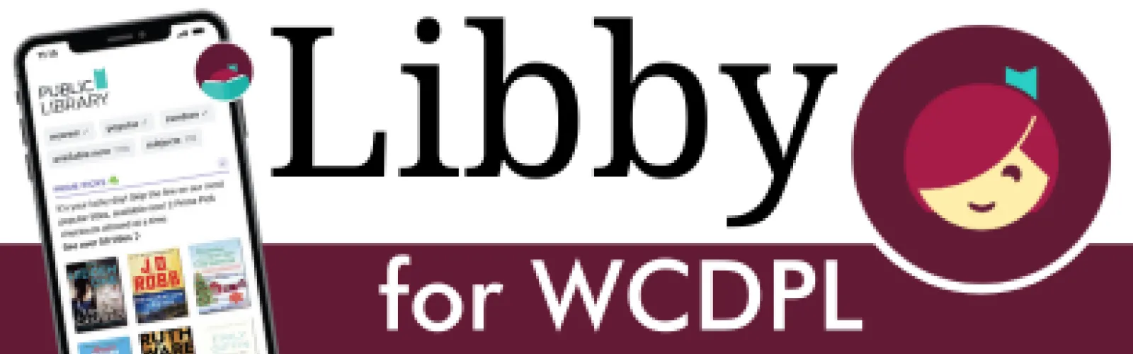 A smartphone displaying the Libby app.